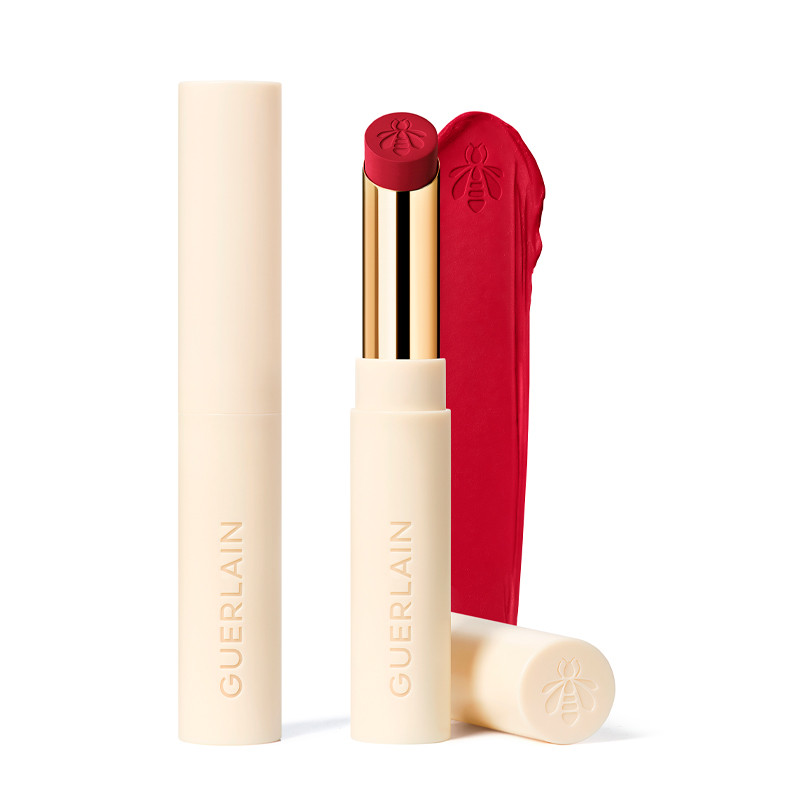 Guerlain Rossetti KissKiss Bee Glow Matte Recharge - Colore intenso e comfort in una versione sostenibile 520-PURE HIBISCUS
