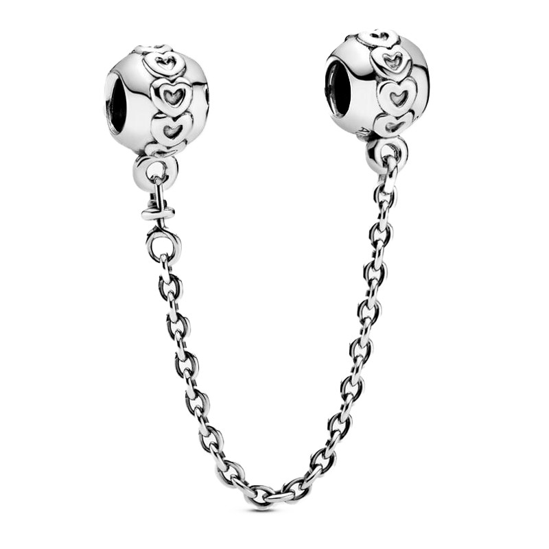 Pandora Bracciali Catena di sicurezza in argento sterling Eternal Hearts 79108805