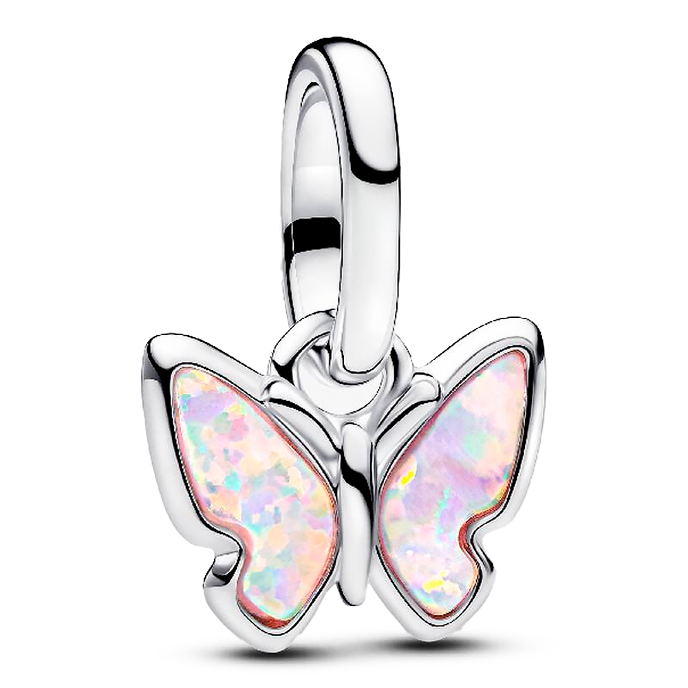 Pandora Charms Ciondolo mini farfalla rosa 793825C01