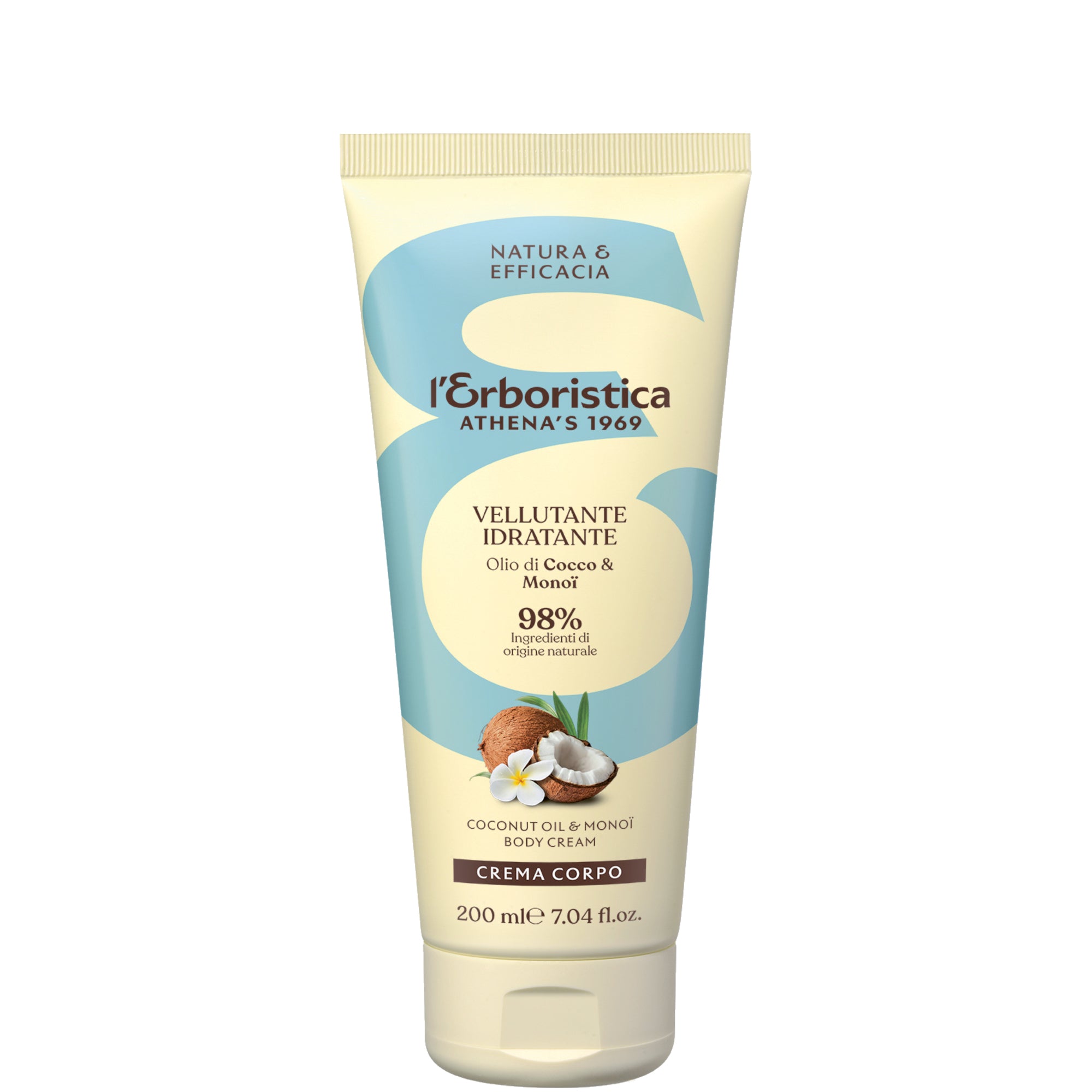 L'Erboristica Olio di Cocco e Monoï Crema Corpo - 200 ML