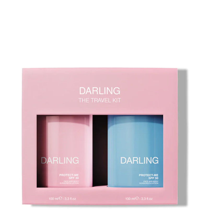 Darlin Travel kit 100 ML Crema Viso/Corpo SPF 30 + 100 ML Crema Viso/Corpo SPF 50 - 100 ML Crema Viso/Corpo SPF 30 + 100 ML Crema Viso/Corpo SPF 50