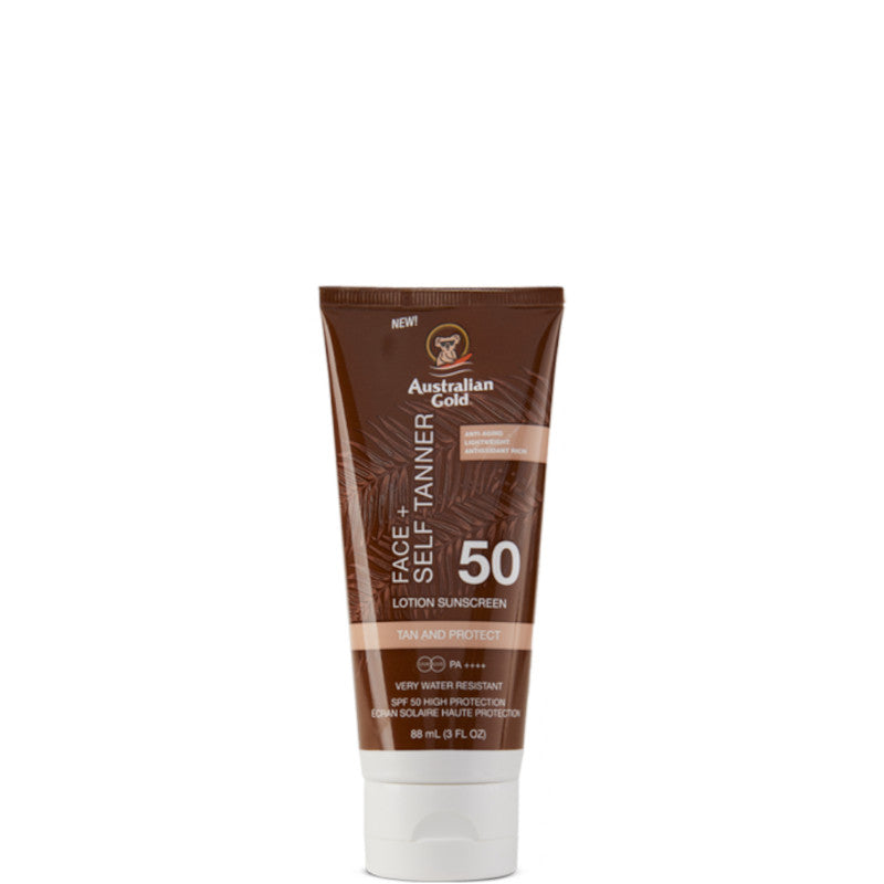 Face + Self Tanner SPF 50 - 88 ML