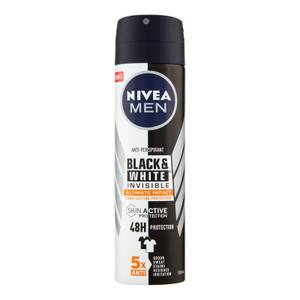 Men Anti-perspirant Black & White Invisible Ultimate Impact 150 ml