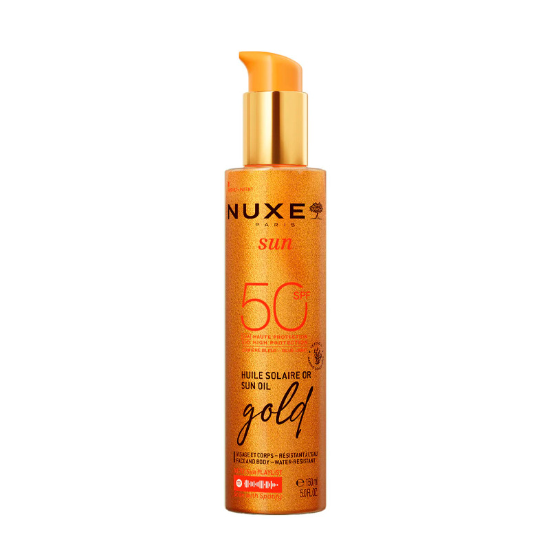 Nuxe Corpo Huile Solaire Or Sun Oil Olio solare ad alta protezione SPF 50 Gold