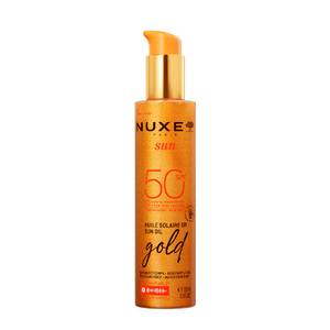 Nuxe Corpo Huile Solaire Or Sun Oil Olio solare ad alta protezione SPF 50 Gold
