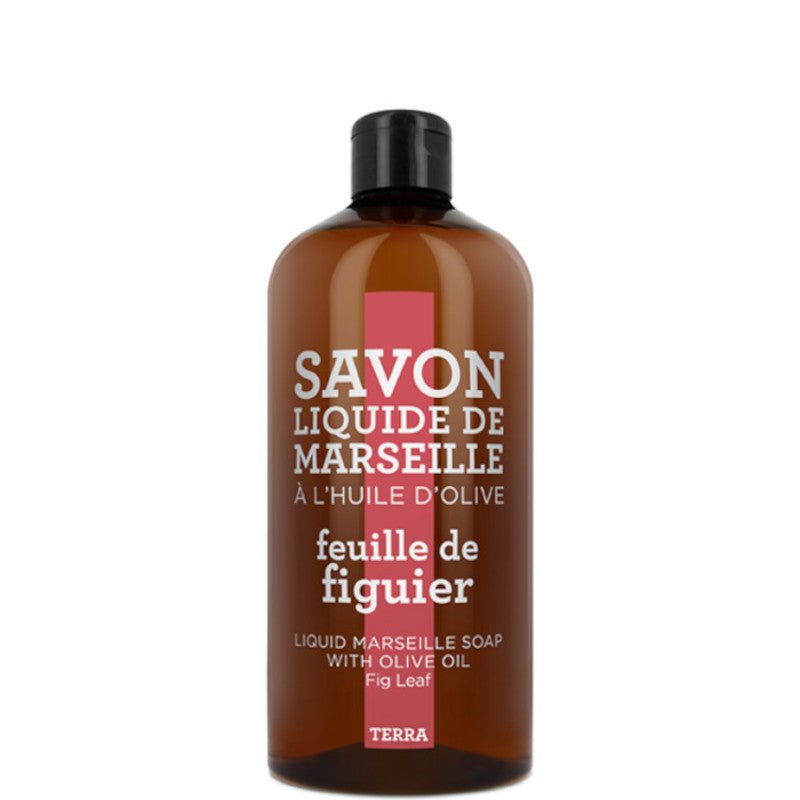 TERRA - Feuille de Figuier Savon Liquide de Marseille Recharge 1000 ML - 1000 ML