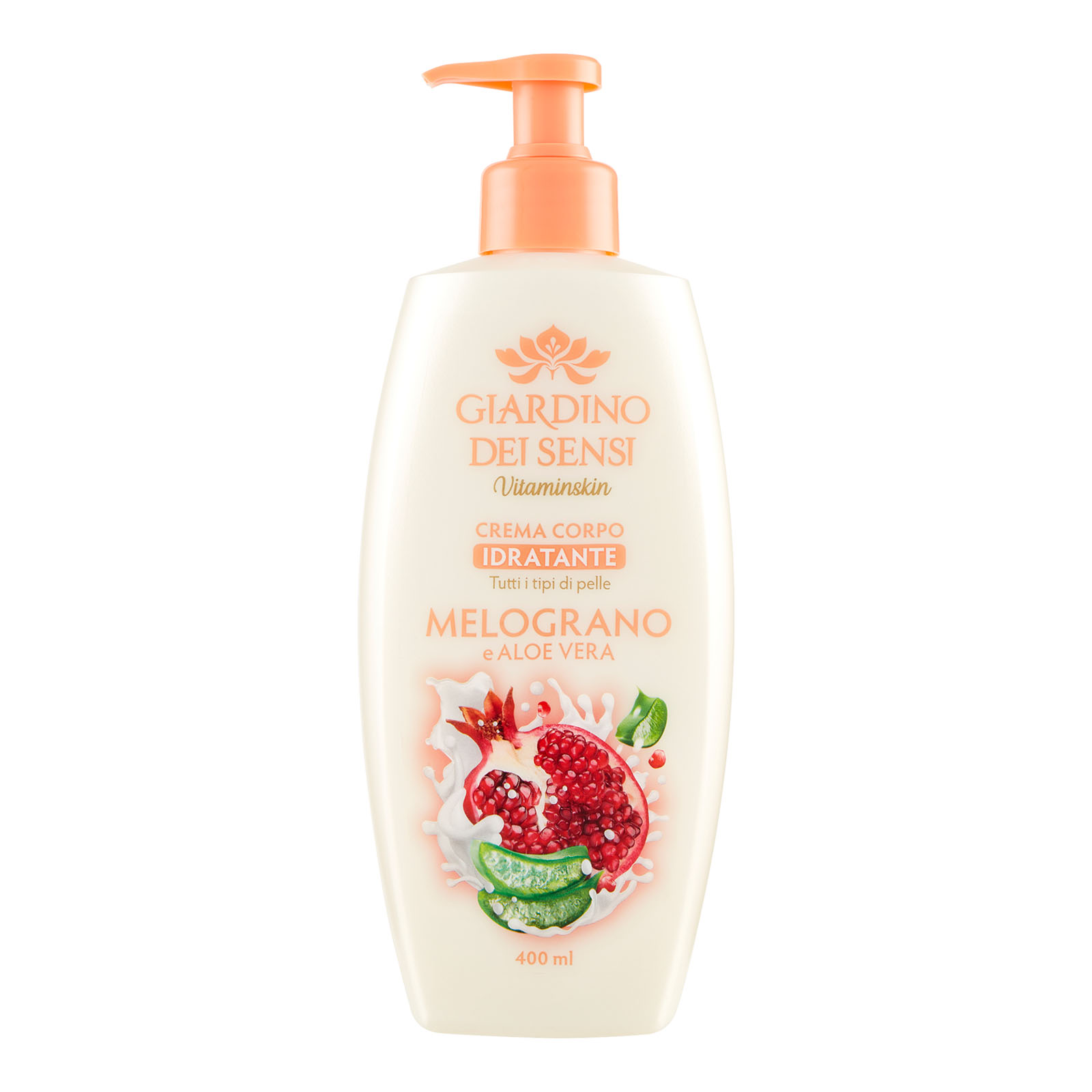 Vitaminskin Crema Corpo Idratante Melograno E Aloe Vera 400 ml