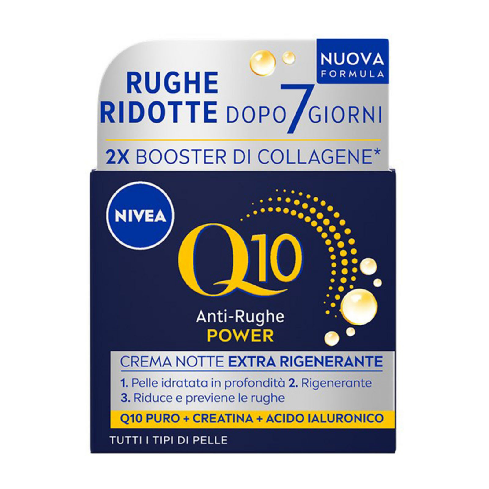 Q10 Power Crema Anti-rughe Notte Extra Rigenerante Per Tutti I Tipi Di Pelle 50 ml