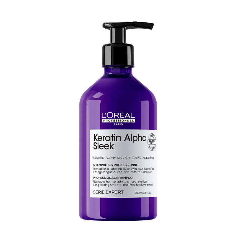 Loreal Professionnel Shampoo Keratin Alpha Sleek Shampoo Shampoo trattamento alla cheratina
