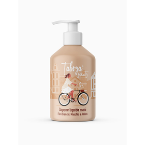 Taboga Scents - Sapone liquido mani Fiori bianchi-Muschio e Ambra 280 ml