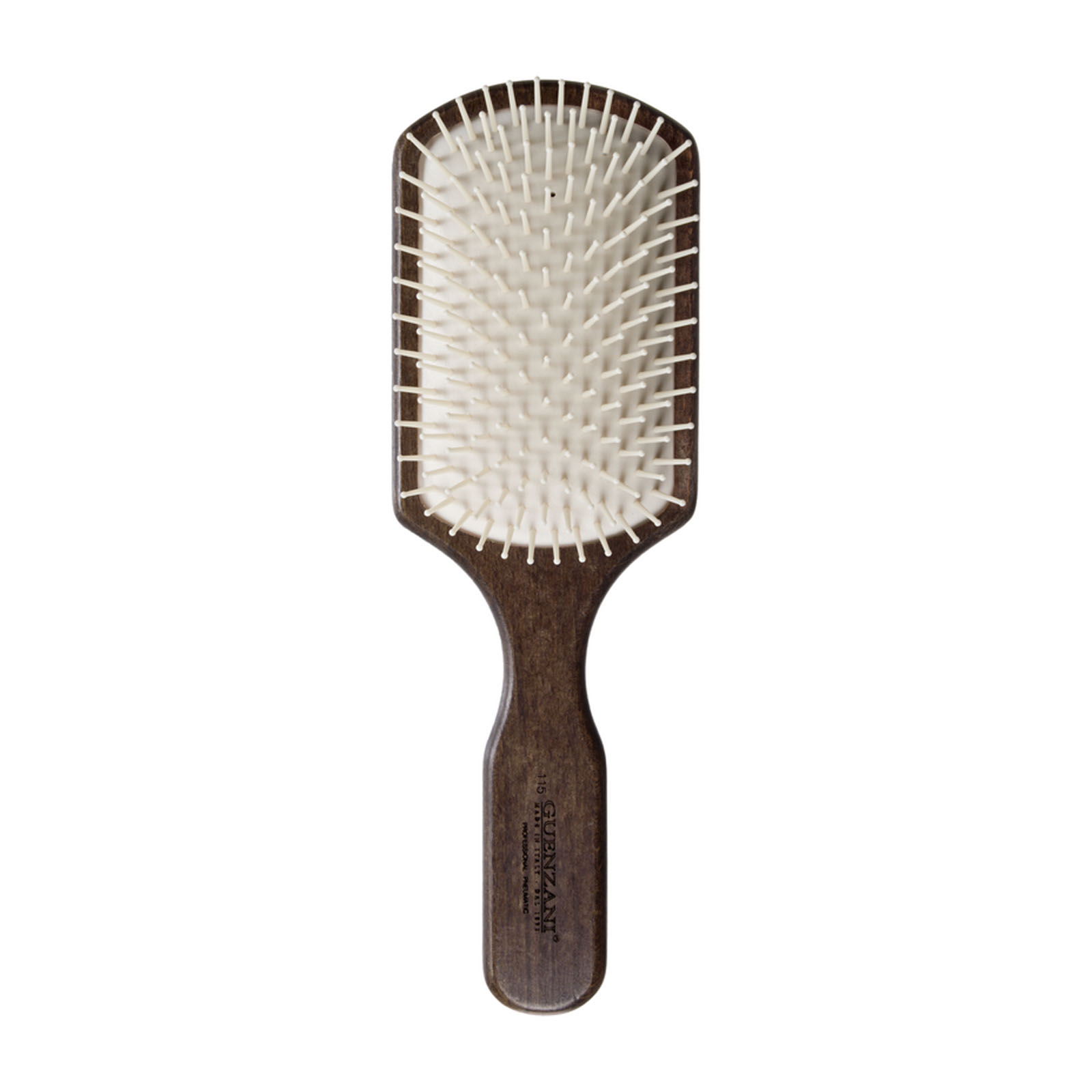 Spazzola Capelli Maxi In Legno Di Faggio Tinto Noce Pneumatica 115