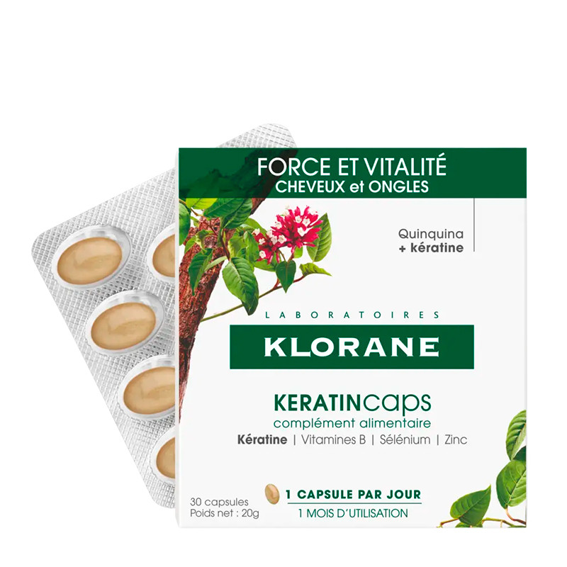Klorane Trattamento anti-caduta dei capelli KeratinCaps Food supplement