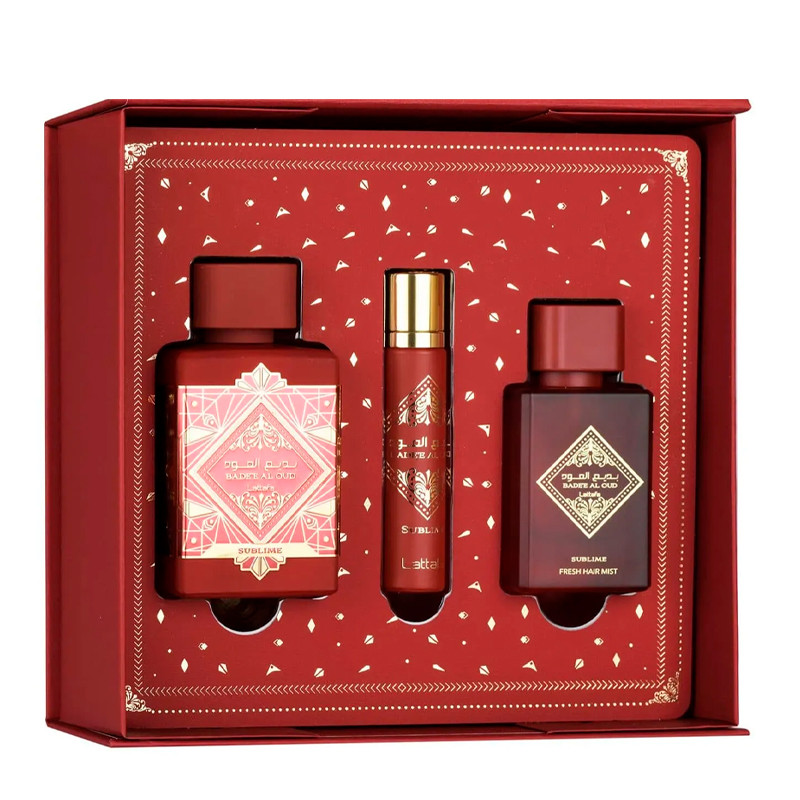 Lattafa Badee Al Oud Sublime Set - 1 UD. Eau de Parfum Profumi di Donna
