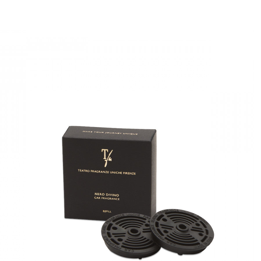 Teatro Fragranze Uniche Nero Divino Car Fragrance Refill - 12 gr x 2