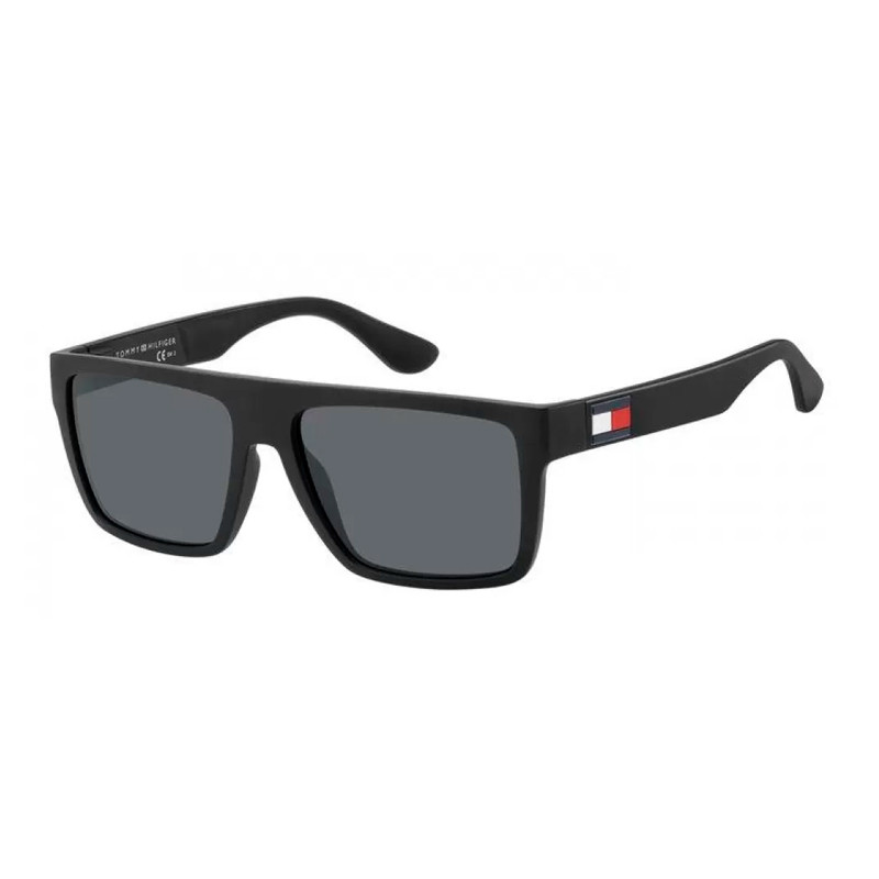 Tommy Hilfiger Eyewear Occhiali da sole per uomo TH 1605/S 003 T56 IR SOL 140 MATT BLACK