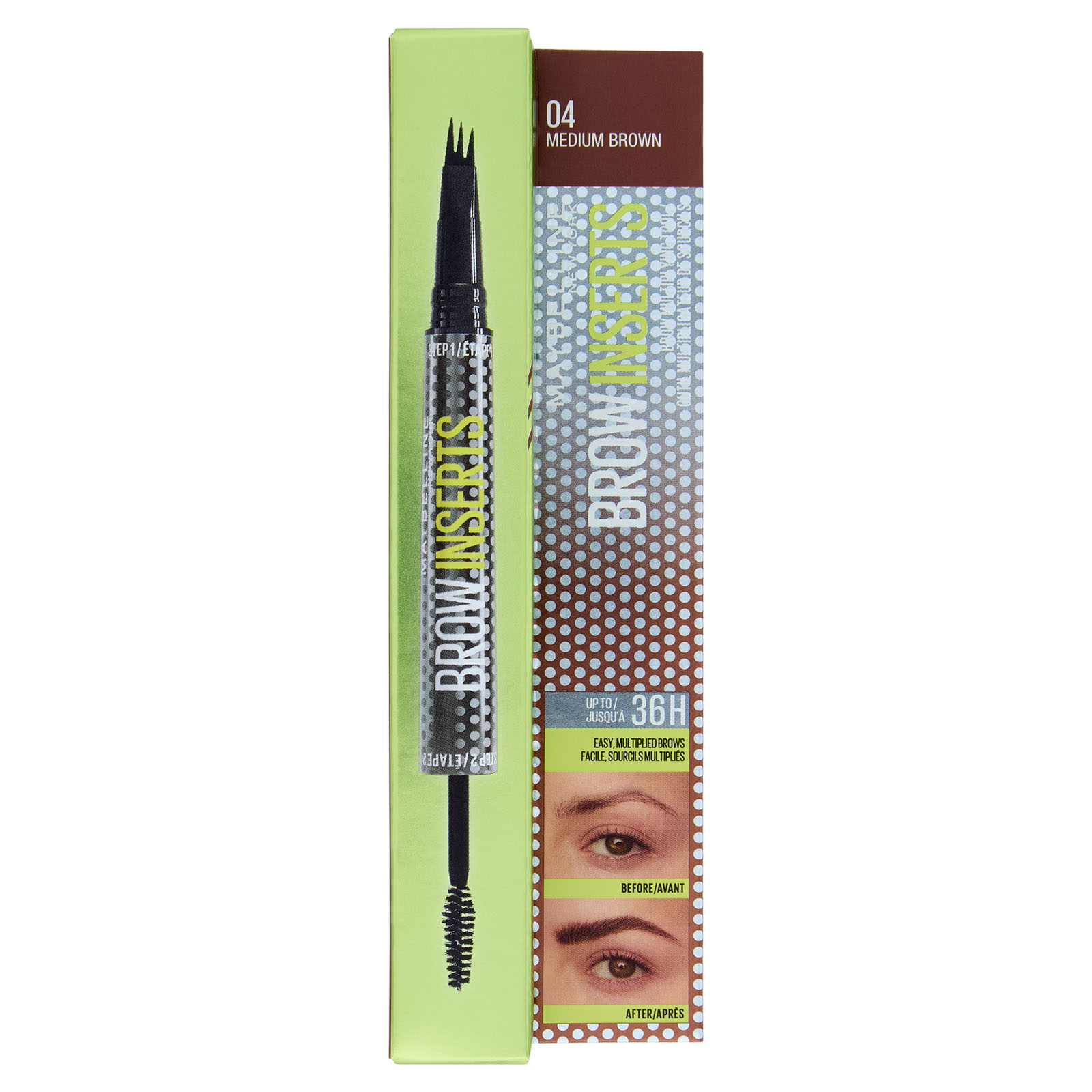 Brow Insert - Penna Moltiplica Sopracciglia Medium brown 04