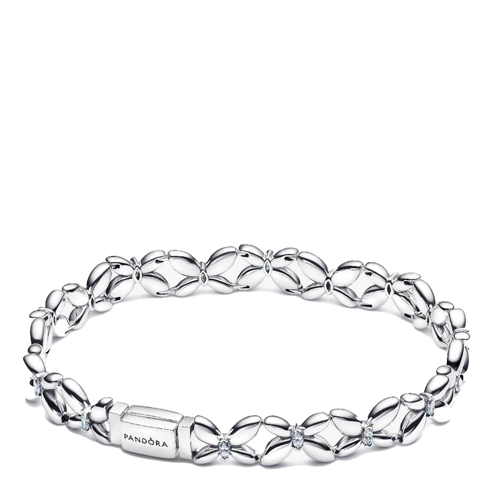 Pandora Bracciali Bracciale a maglie a farfalla