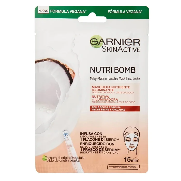 Garnier Skin Active - Maschera Nutri bomb Latte di cocco 28 g