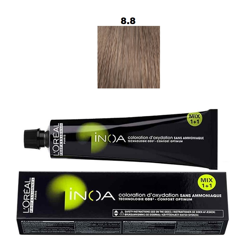 L'Oreal Inoa Tintura - 8.8 Biondo Chiaro Moca