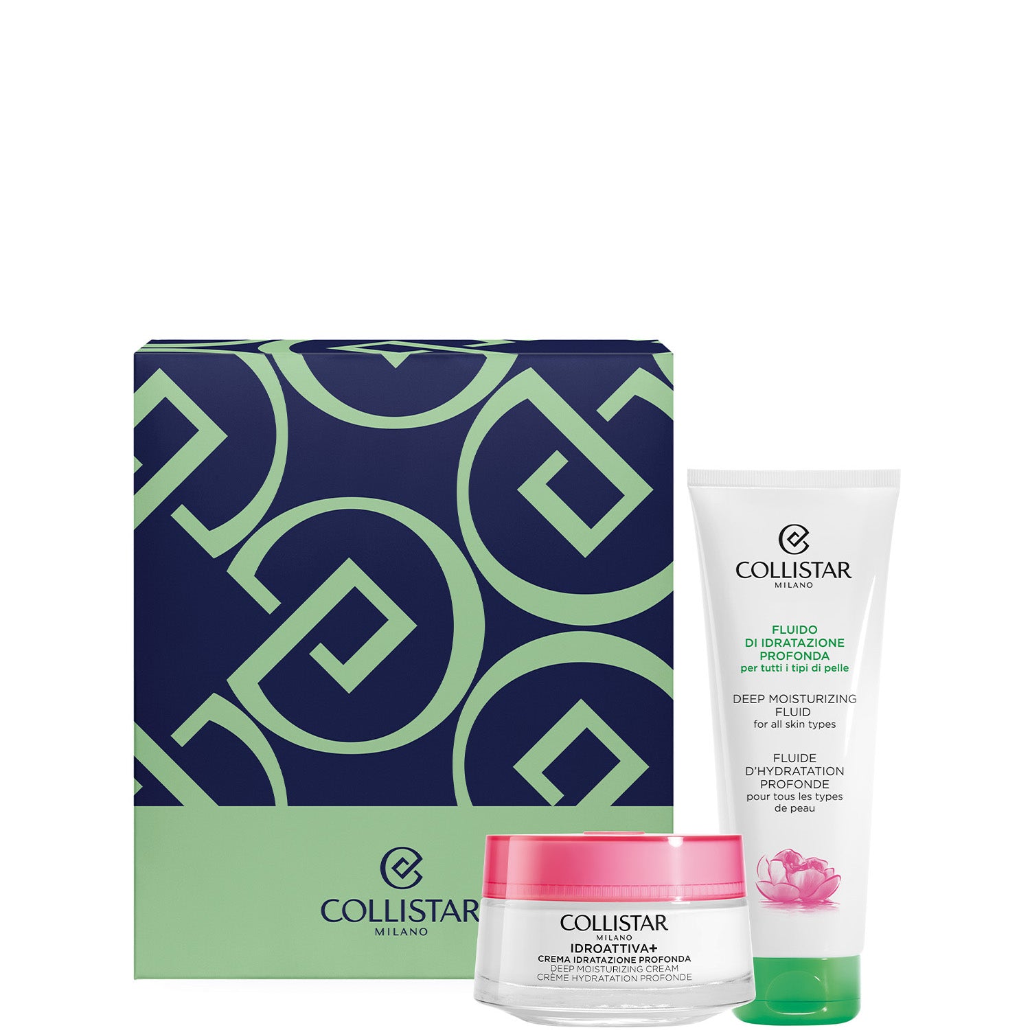 IDROATTIVA+ Crema Idratazione Profonda + Fluido di Idratazione Profonda - 50 ML Crema Viso + 100 ML Crema Corpo