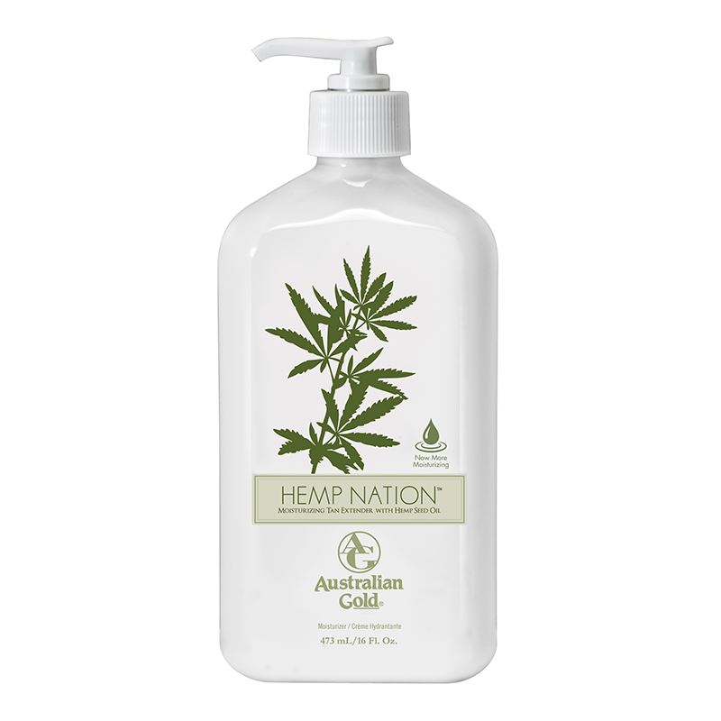 Hemp Nation Original Moisturizing Tan Extender - Doposole Prolungatore di Abbronzatura alla Canapa (535ml)