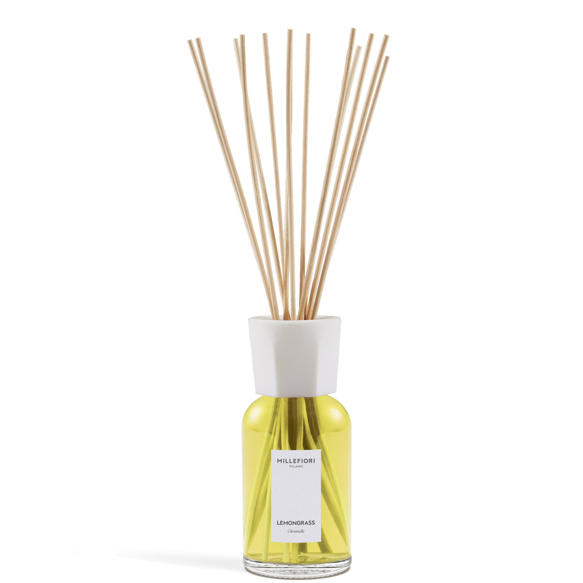Millefiori Milano Diffusore a Bastoncini Lemongrass 500 ML - 500 ML