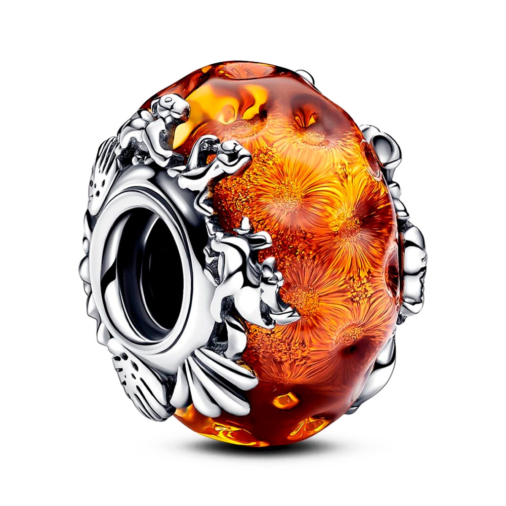 Pandora Charms CIONDOLO IN VETRO DI MURANO DISNEY RE LEONE 793252C00
