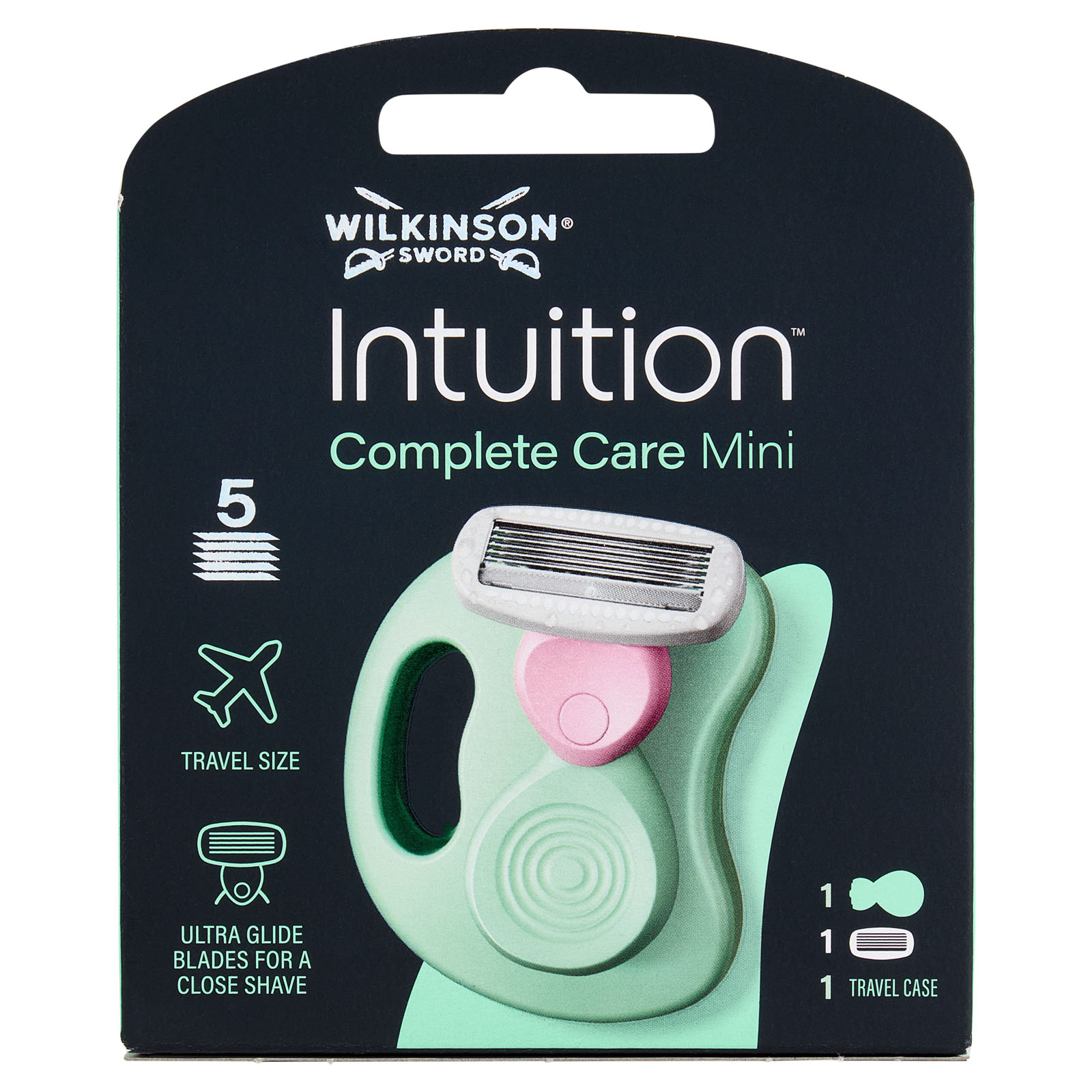 Intuition Complete Care Mini Rasoio + Custodia Da Viaggio