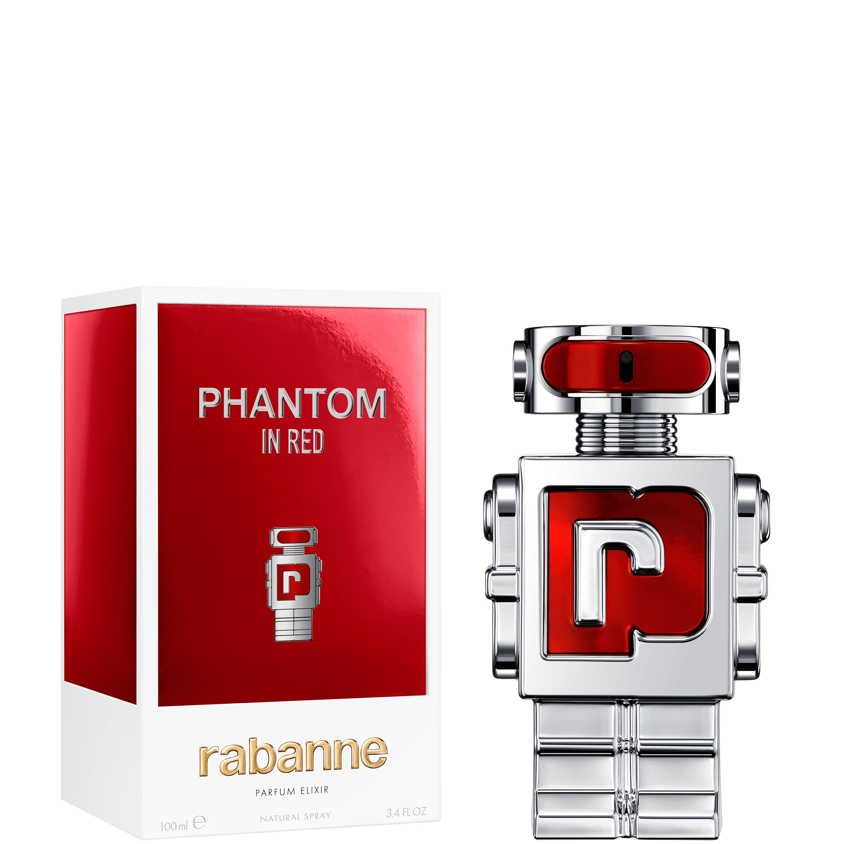 Rabanne Phantom in Red Parfum Elixir - 100 ML