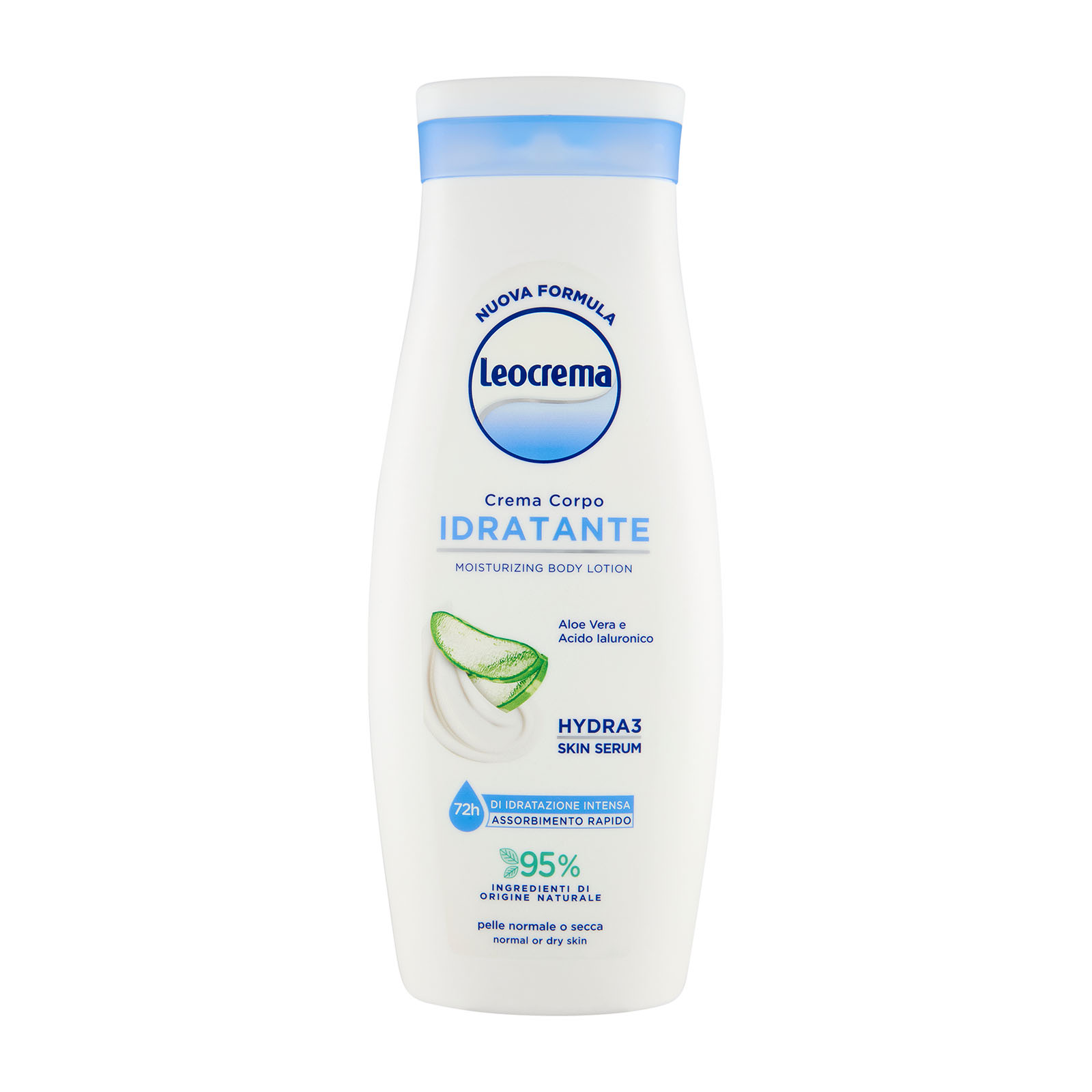 Crema Corpo Idratante Aloe Vera E Acido Ialuronico Hydra 3 Skin Serum 400 ml