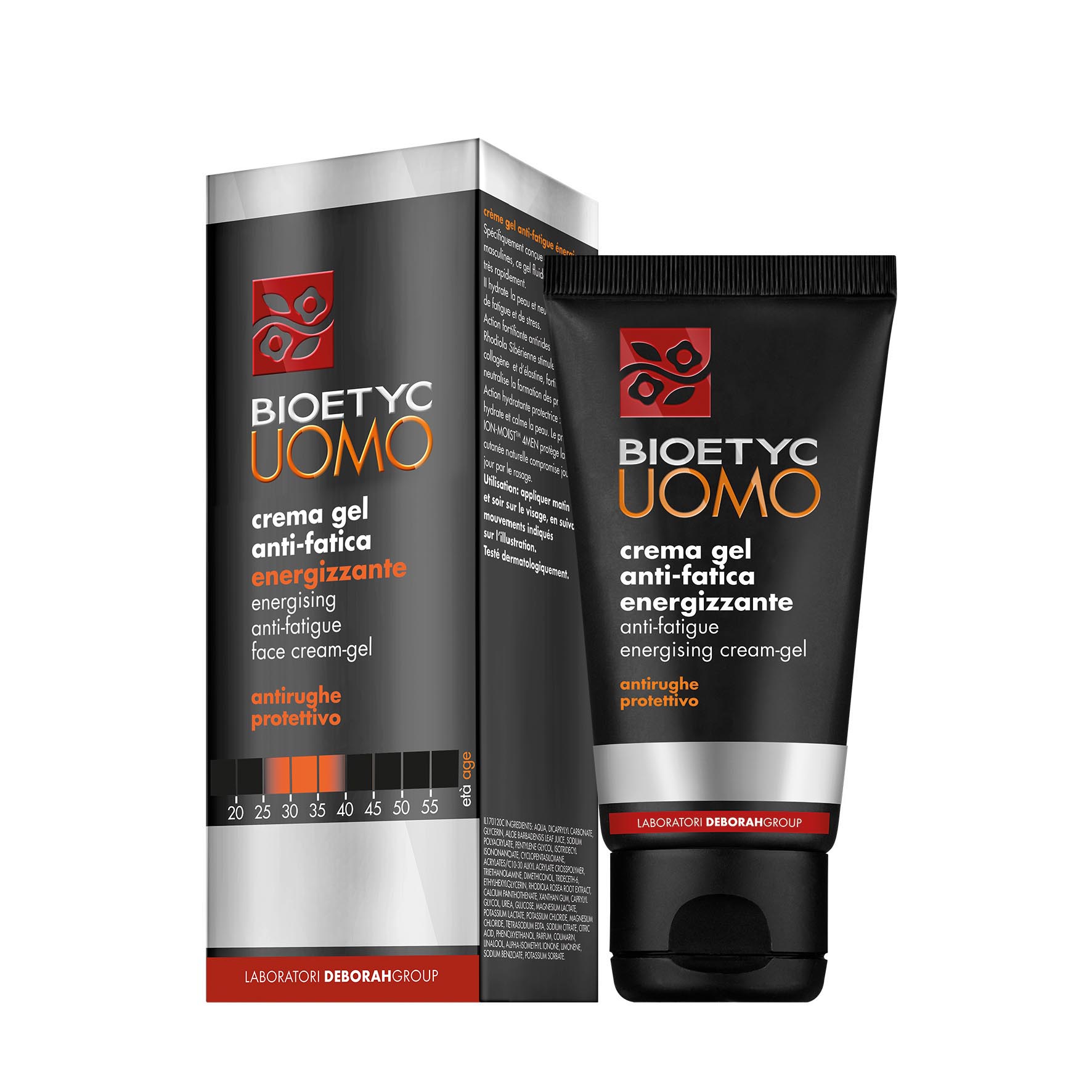 Bioetyc Uomo Crema Gel Viso Anti-Fatica - 50 ml