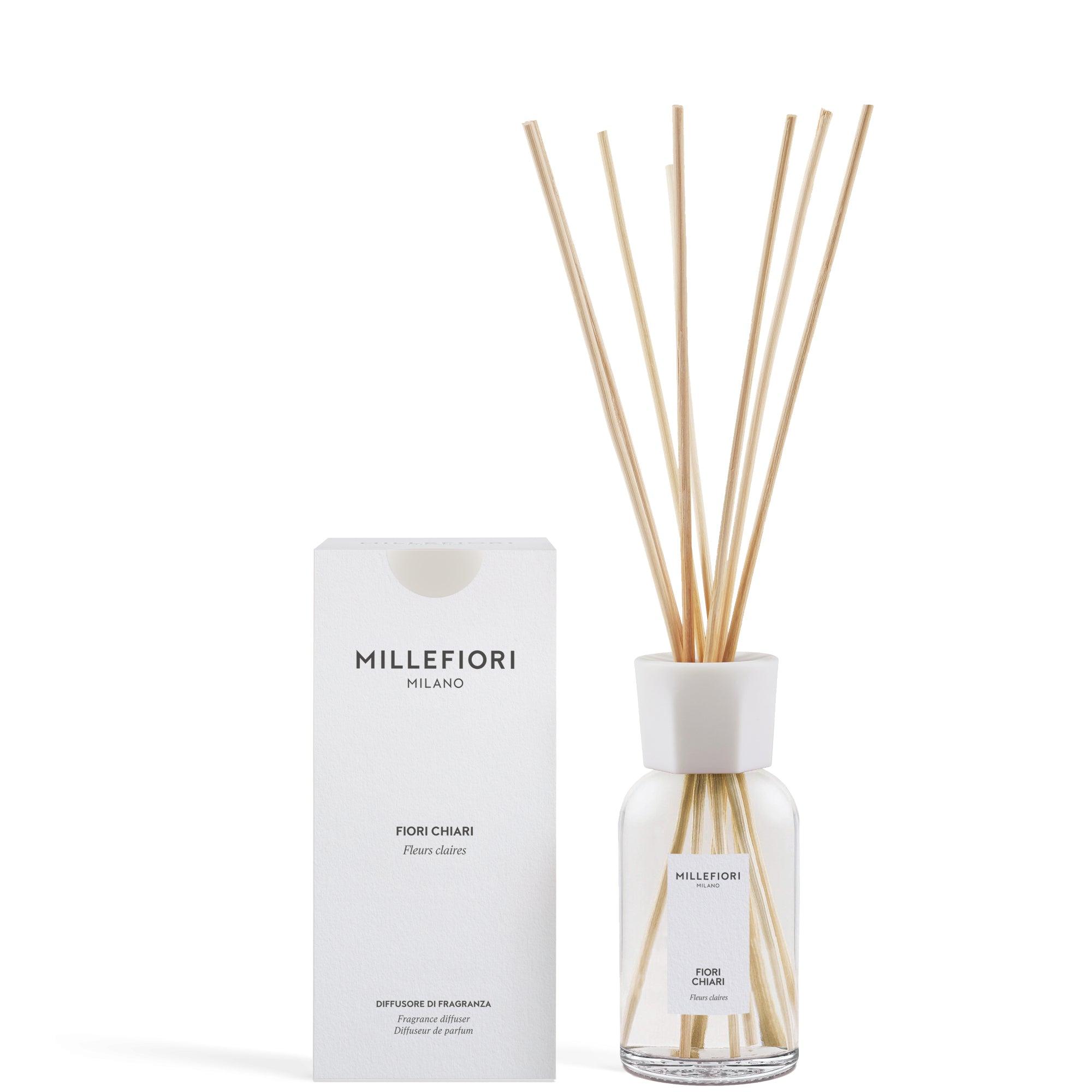 Millefiori Milano Diffusore a Bastoncini Fiori Chiari - 250 ML