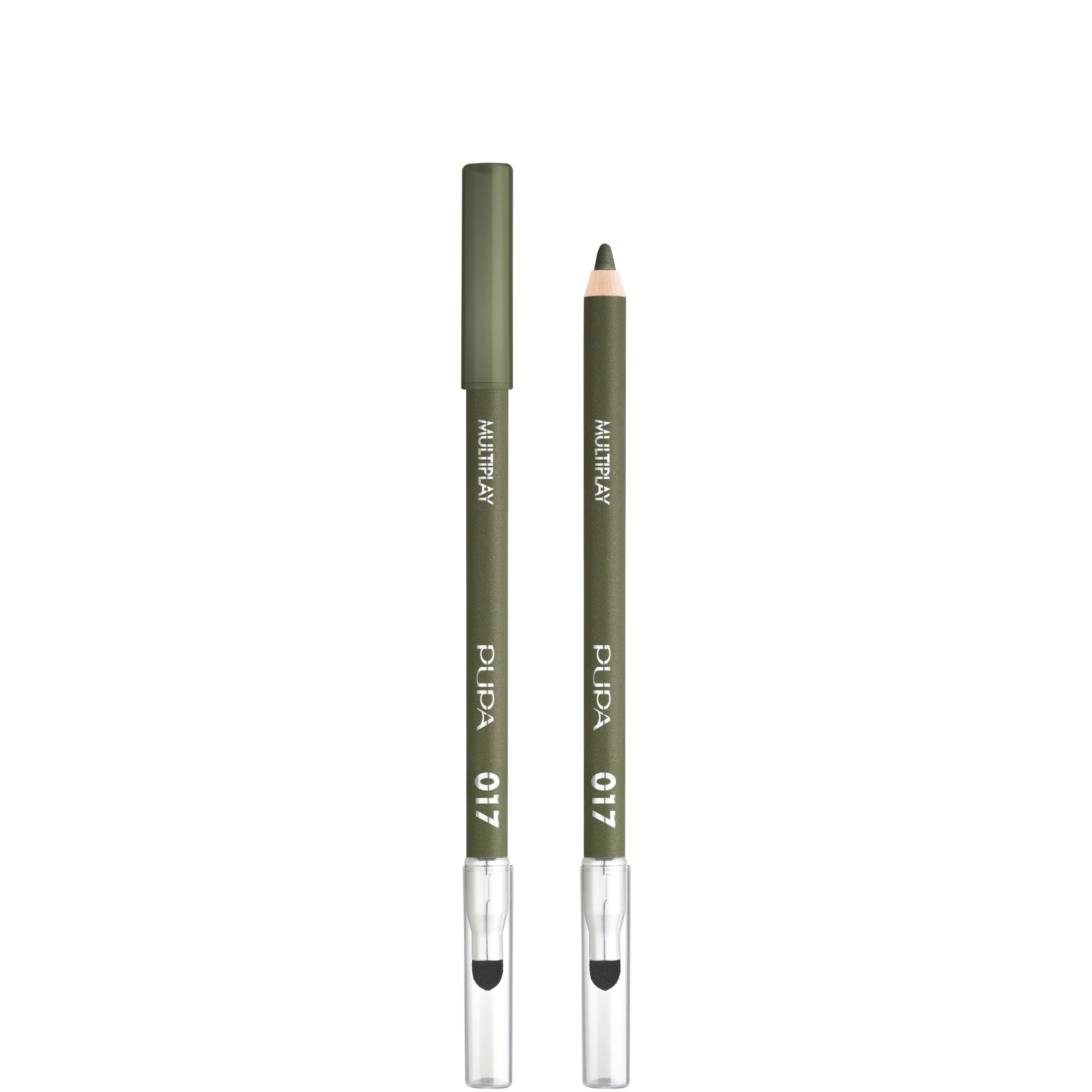 Multiplay - Matita occhi 3 in 1: kajal, eyeliner, ombretto - N. 17 ELM GREEN