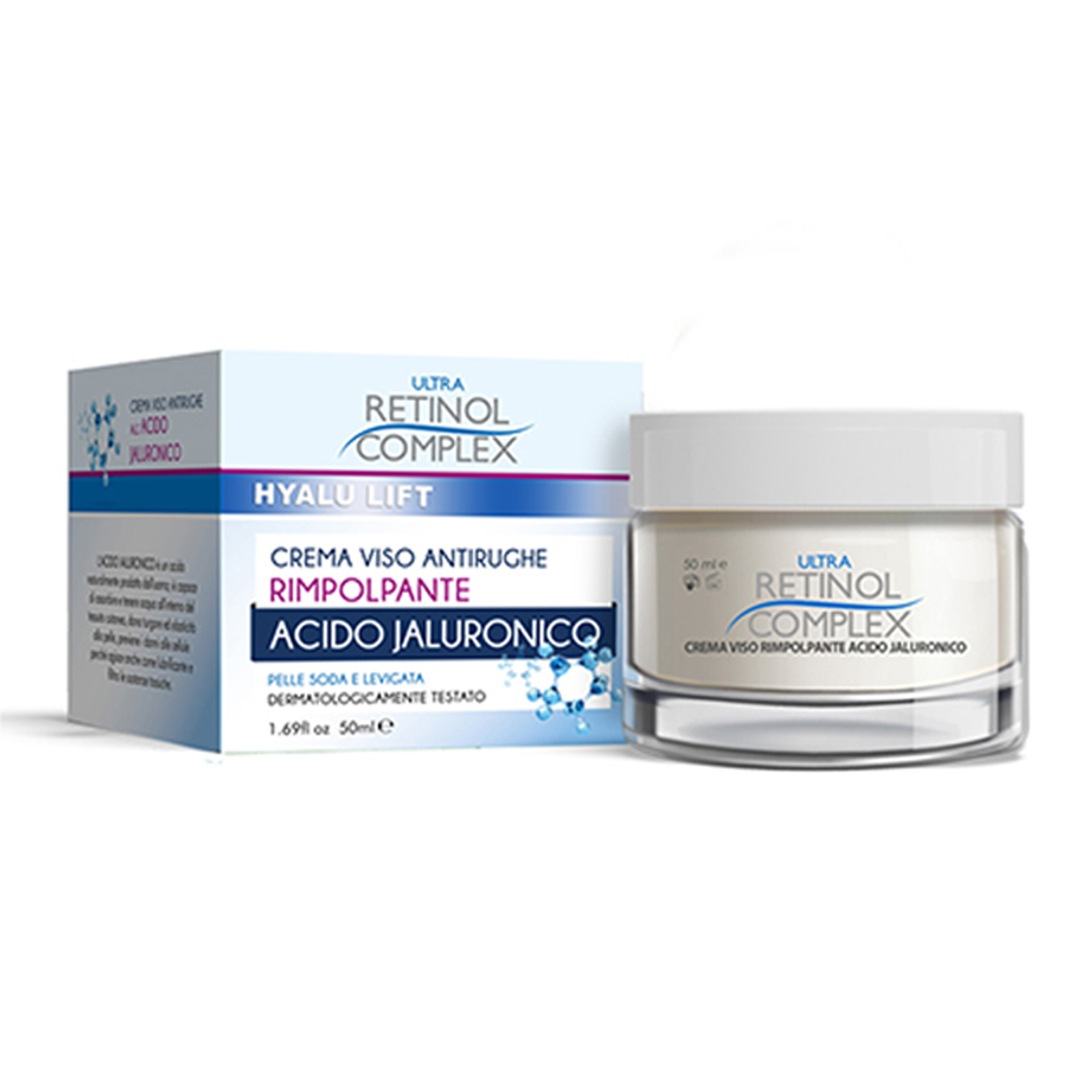 Crema Viso Rimpolpante Acido Ialuronico 50 ml