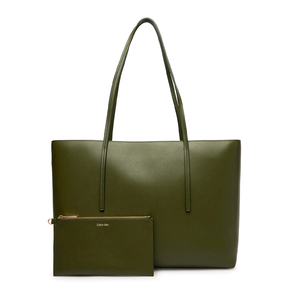 Calvin Klein Jeans Borse da donna, articoli da toeletta e valigie Borsa tote con logo in lamina metallica