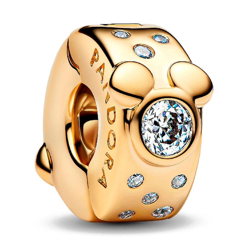 Pandora Charms Ciondolo con clip Topolino e Minnie 764130C01