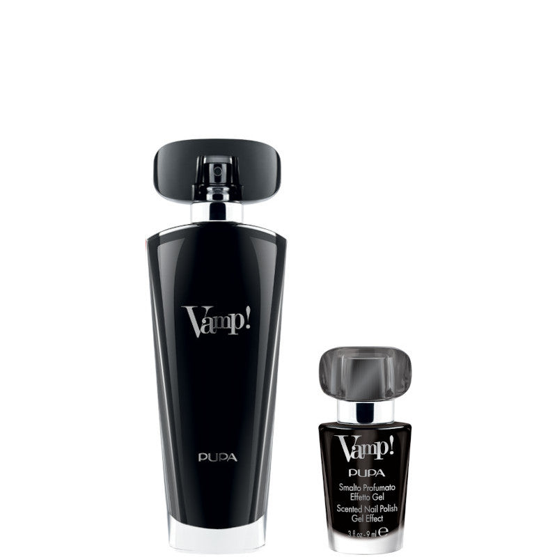 Vamp! Black Confezione 50 ML Eau de Parfum + 9 ML Vamp! Smalto Profumato Effetto - 50 ML Eau de Parfum + 9 ML Vamp! Smalto Profumato Effetto Gel 305