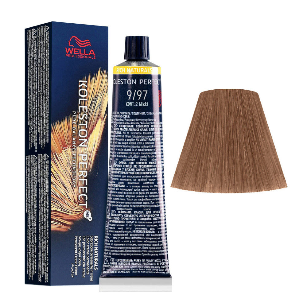 Wella Koleston 9/97 - Biondo chiarissimo cendré sabbia