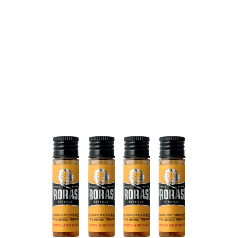 Wood and Spice - Olio Ristrutturante Barba 4 X 17 ML - 4 X 17 ML