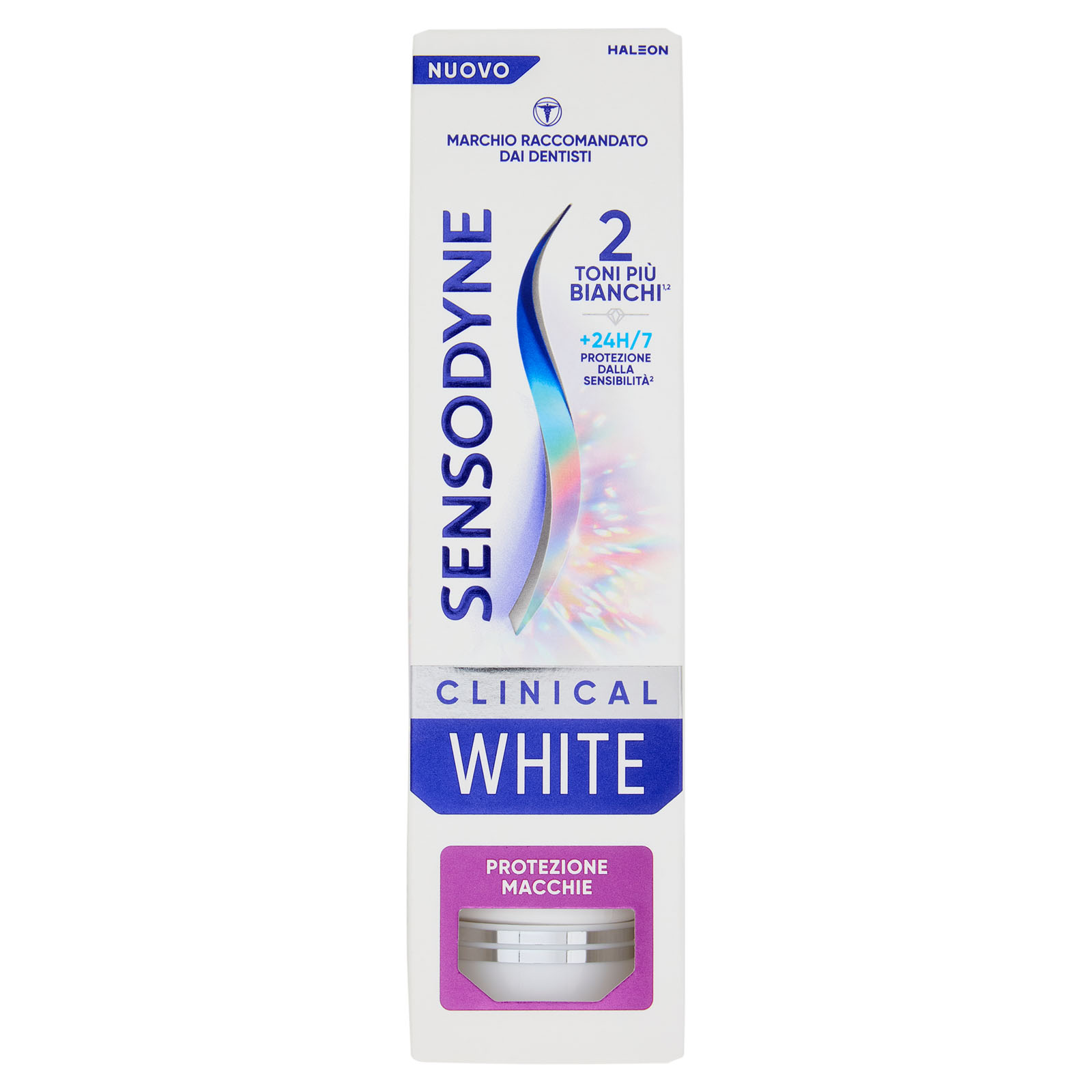 Clinical White Protezione Macchie - Dentifricio Effetto Sbiancante Per Denti Sensibili 75 ml