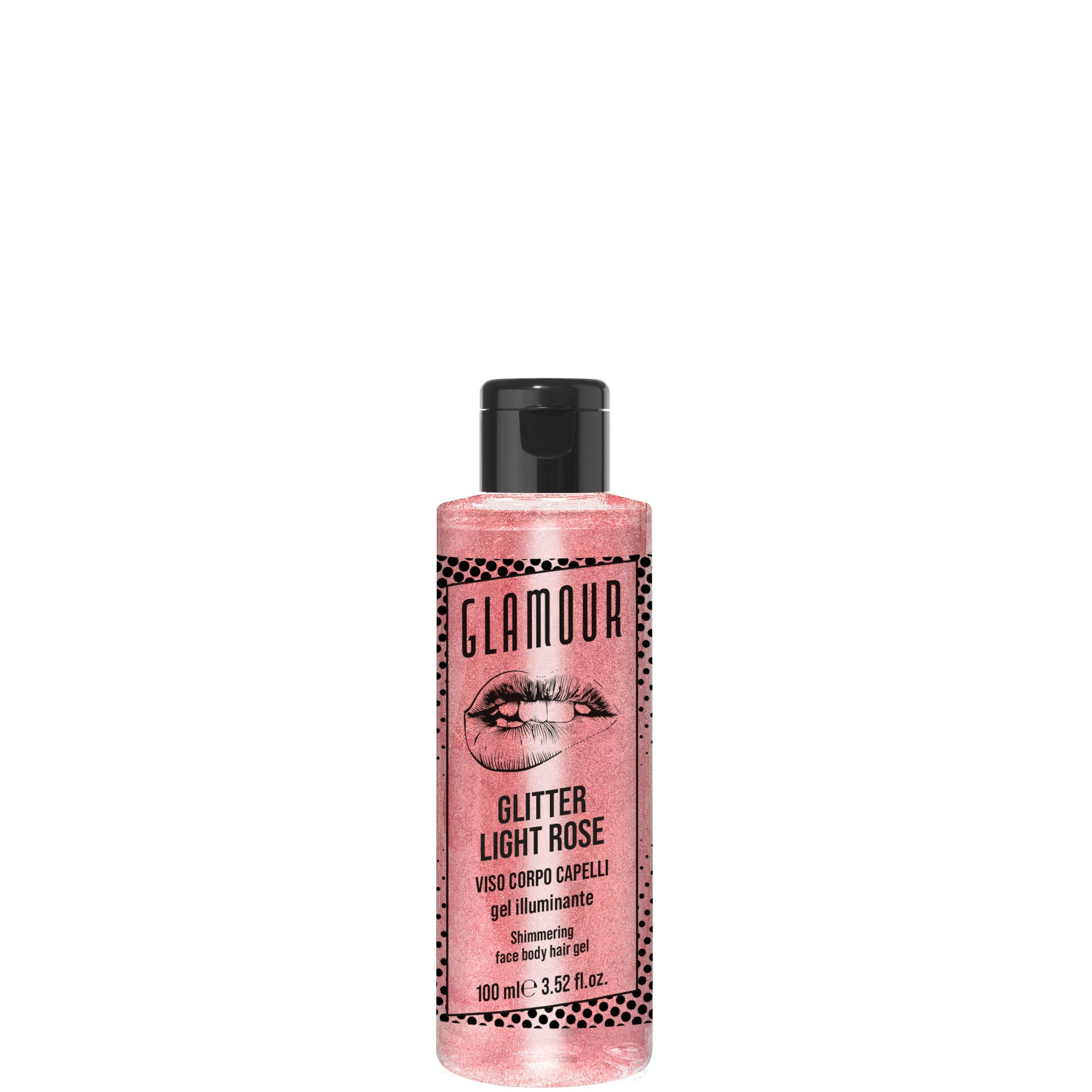 Glamour Glitter Light Rose Gel Illuminante Viso Corpo Capelli - 100 ML