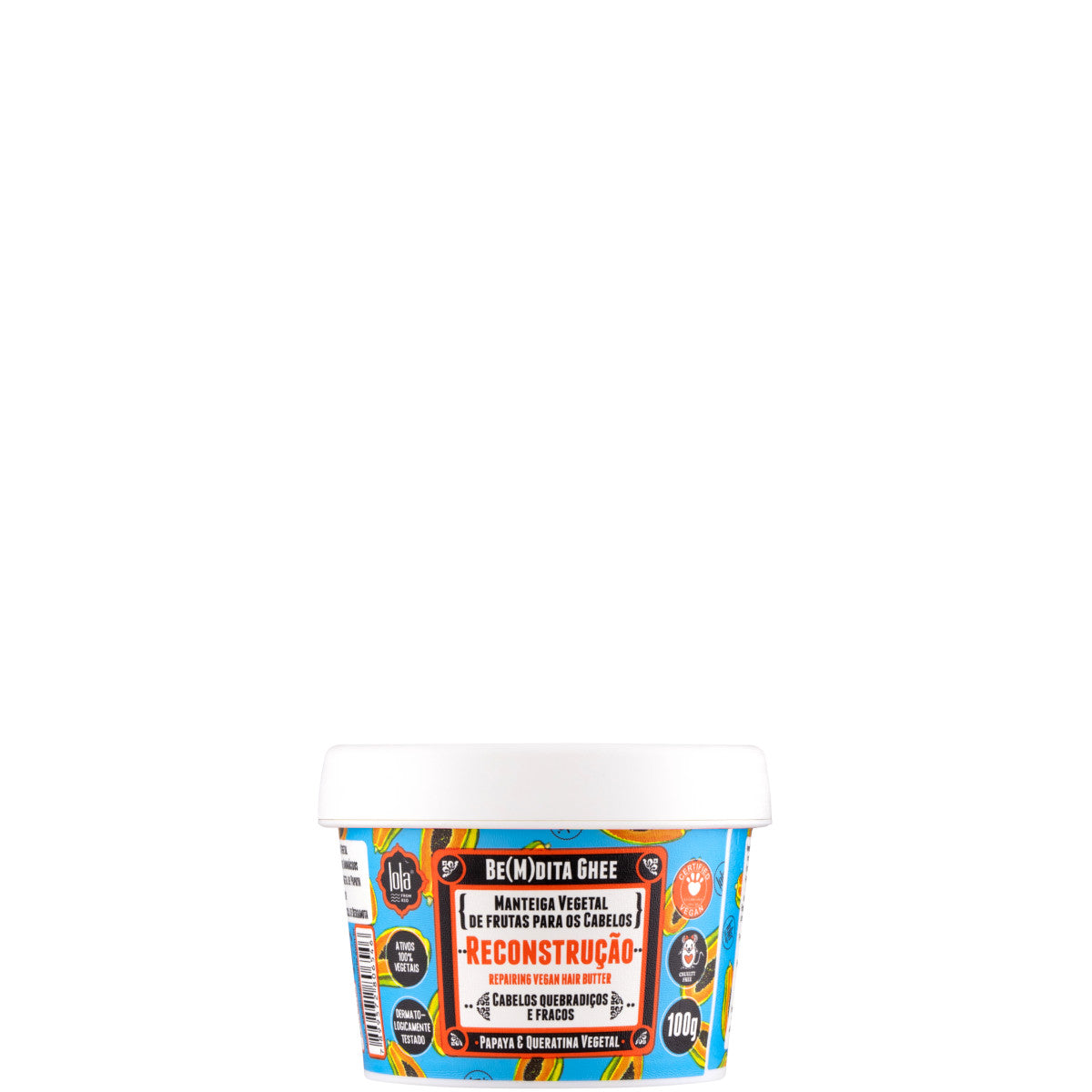 Lola from Rio Be(M)Dita Ghee Maschera Ricostruttiva Papaia e Cheratina Vegetale 100 GR - 100 GR