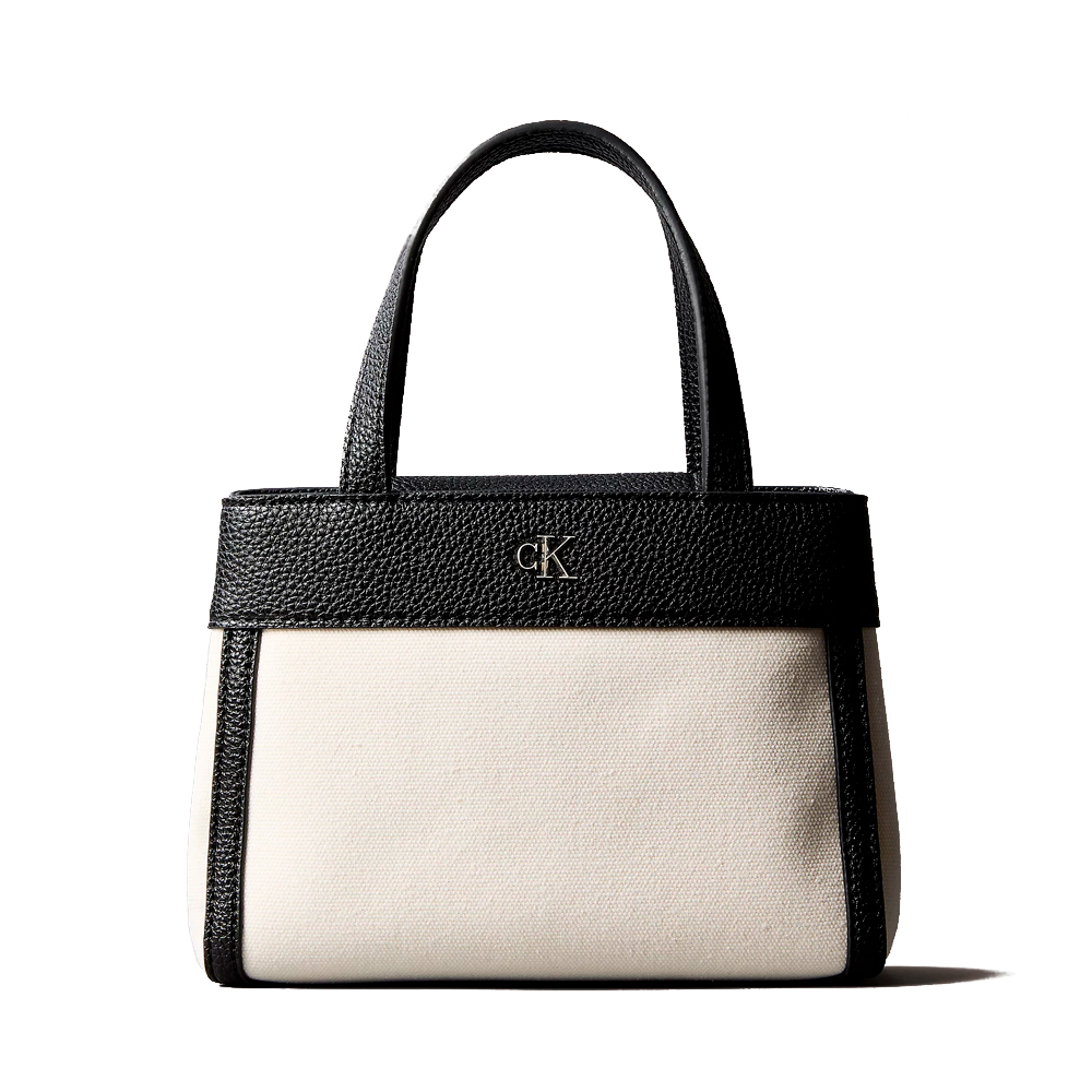 Calvin Klein Jeans Borse da donna, articoli da toeletta e valigie Piccola borsa tote in tela di cotone