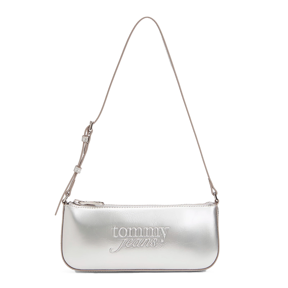 Tommy Hilfiger Bags Borse da donna, articoli da toeletta e valigie Borsa a tracolla metallizzata con logo testurizzato