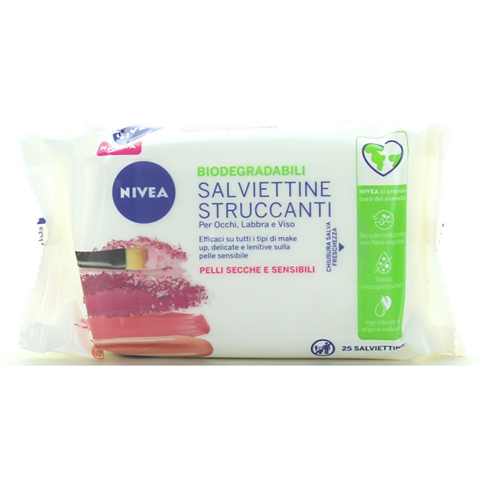 Salviettine Struccanti Delicate Per Pelli Sensibili 25 Salviette