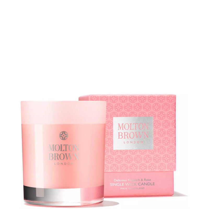 Rhubarb & Rose - 180 gr - candela 1 stoppino