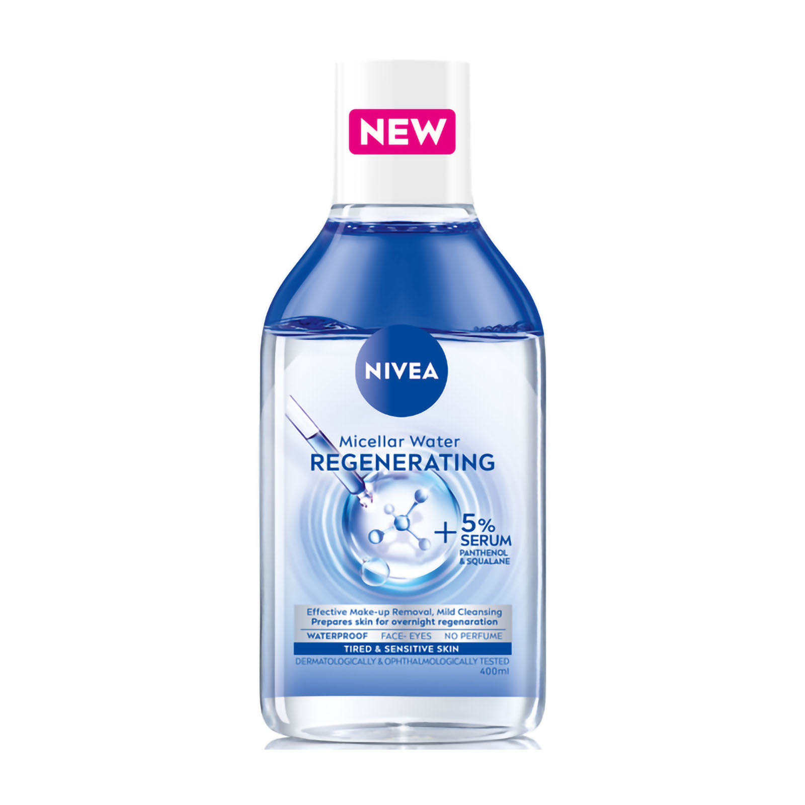 Acqua Micellare Rigenerante Siero-infusa + 5% Con Pantenolo E Squalane 400 ml