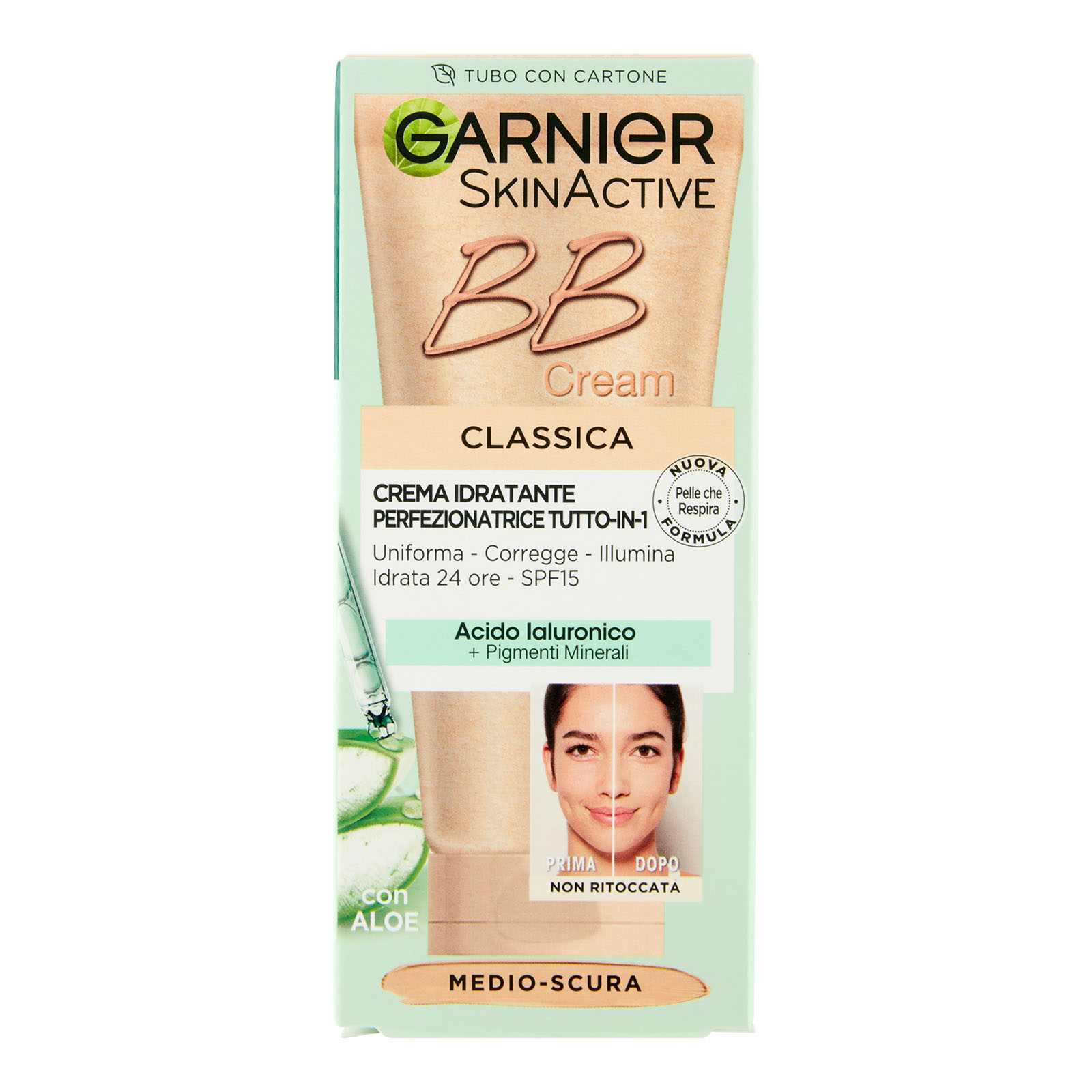 Bb Cream Classic, Con Acido Ialuronico, Tonalità Medio-scura 50 ml