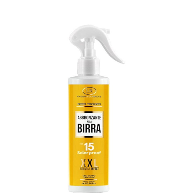 BEER TRIGGER SPRAY - Abbronzante alla Birra Viso/Corpo SPF 15 150 ML - 150 ML