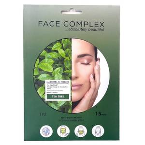 Maschera In Tessuto Viso Pelli Grasse Idratante Anti Acne 1 Pz
